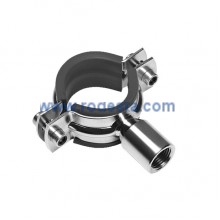 Double pipe clamp with socket 1/2"